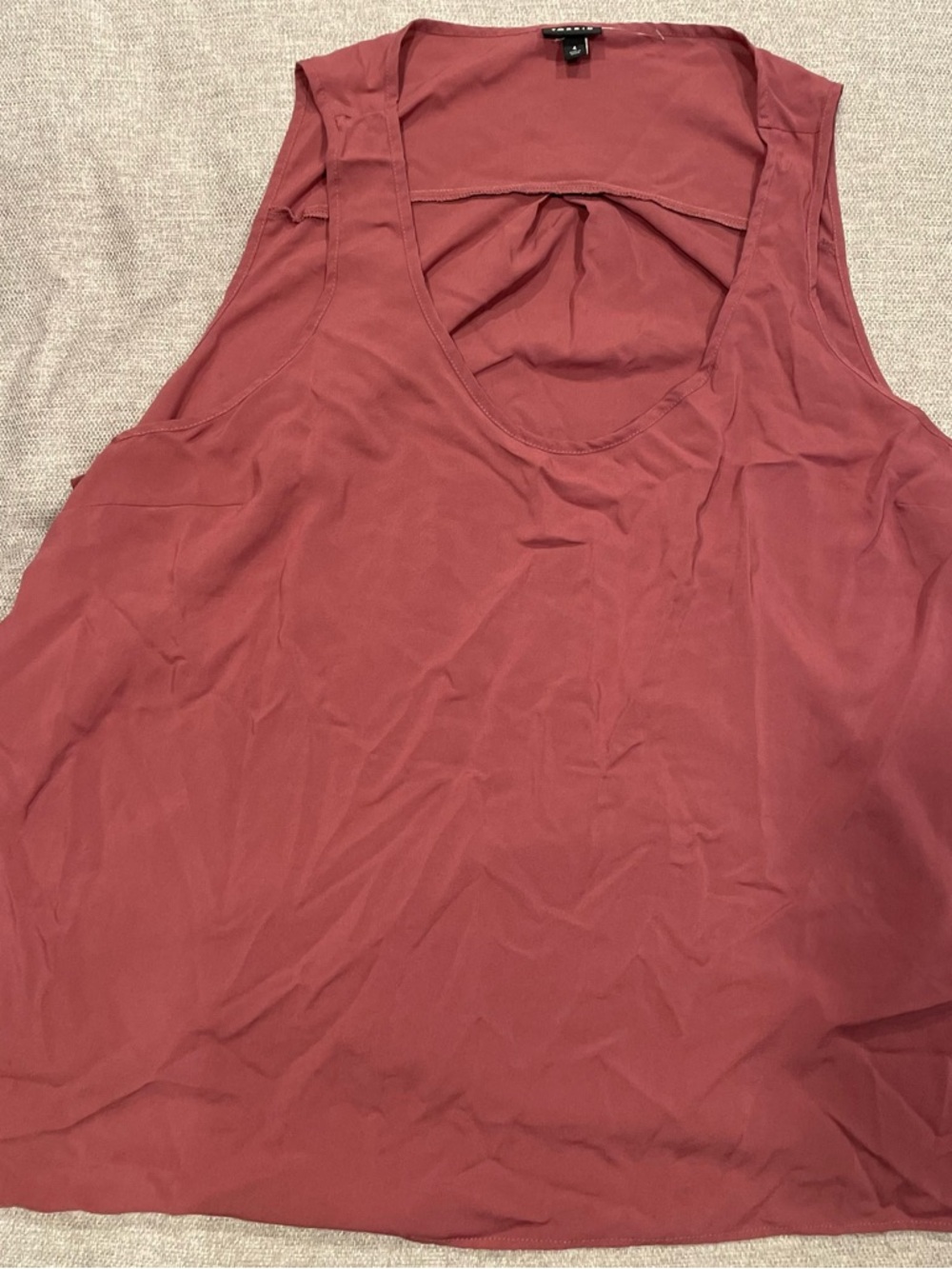 Women’s Scoop Neck Tank Top in Dusty Rose
